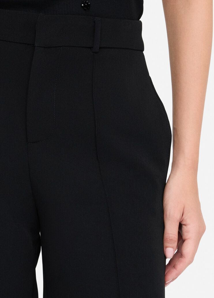Flared trousers with slits black Liu Jo - large image number 2 Flared trousers with slits black Liu Jo - large image number 2