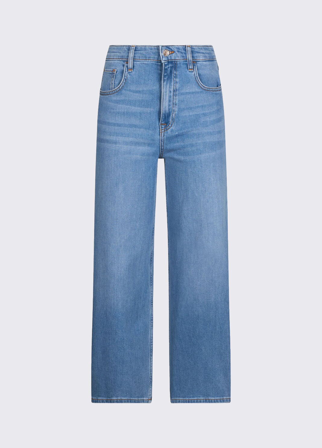 Cropped flared jeans light denim Liu Jo - large image number 6