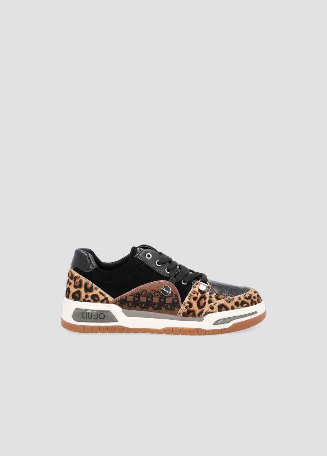 Sneaker mit Animal-Details Camel/Schwarz Liu Jo - large image number 0