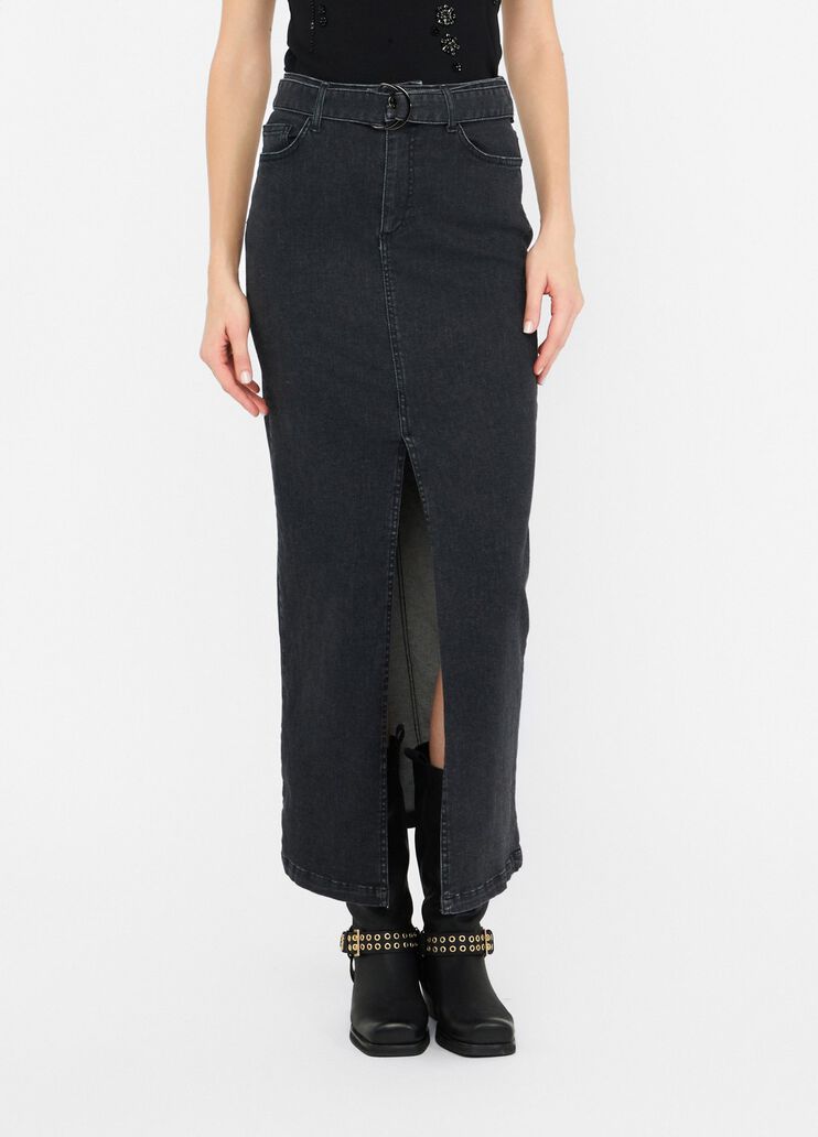 Denim skirt with belt grey denim Liu Jo - medium Denim skirt with belt grey denim Liu Jo - medium
