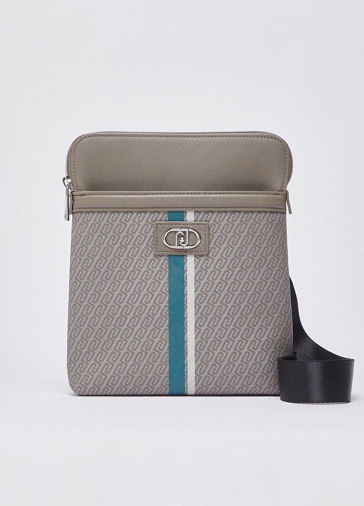 Bag with monogram logo green Liu Jo - medium
