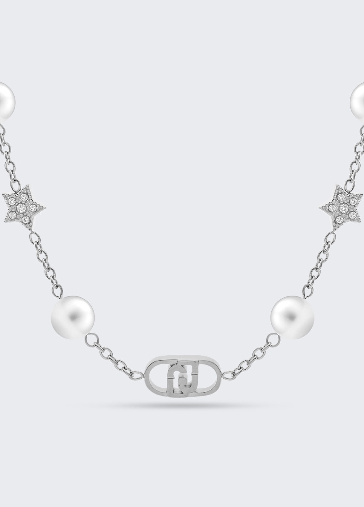 Choker with synthetic pearls colour silver tone | Liu Jo Choker with synthetic pearls colour silver tone | Liu Jo