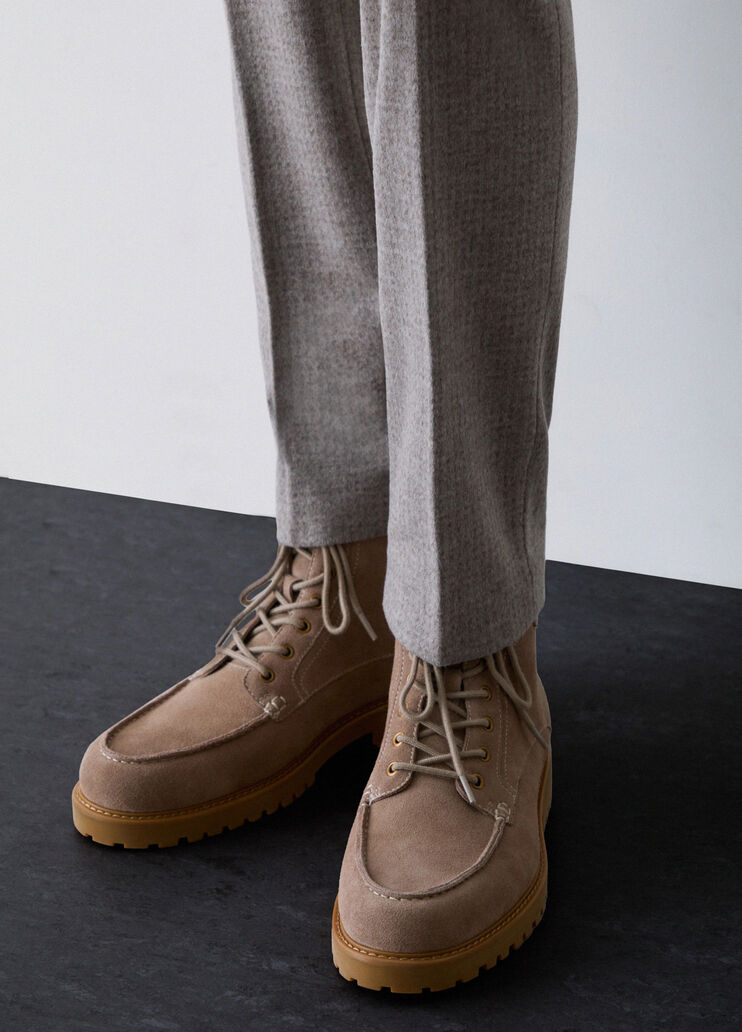 Suede ankle boots dove grey Liu Jo - medium
