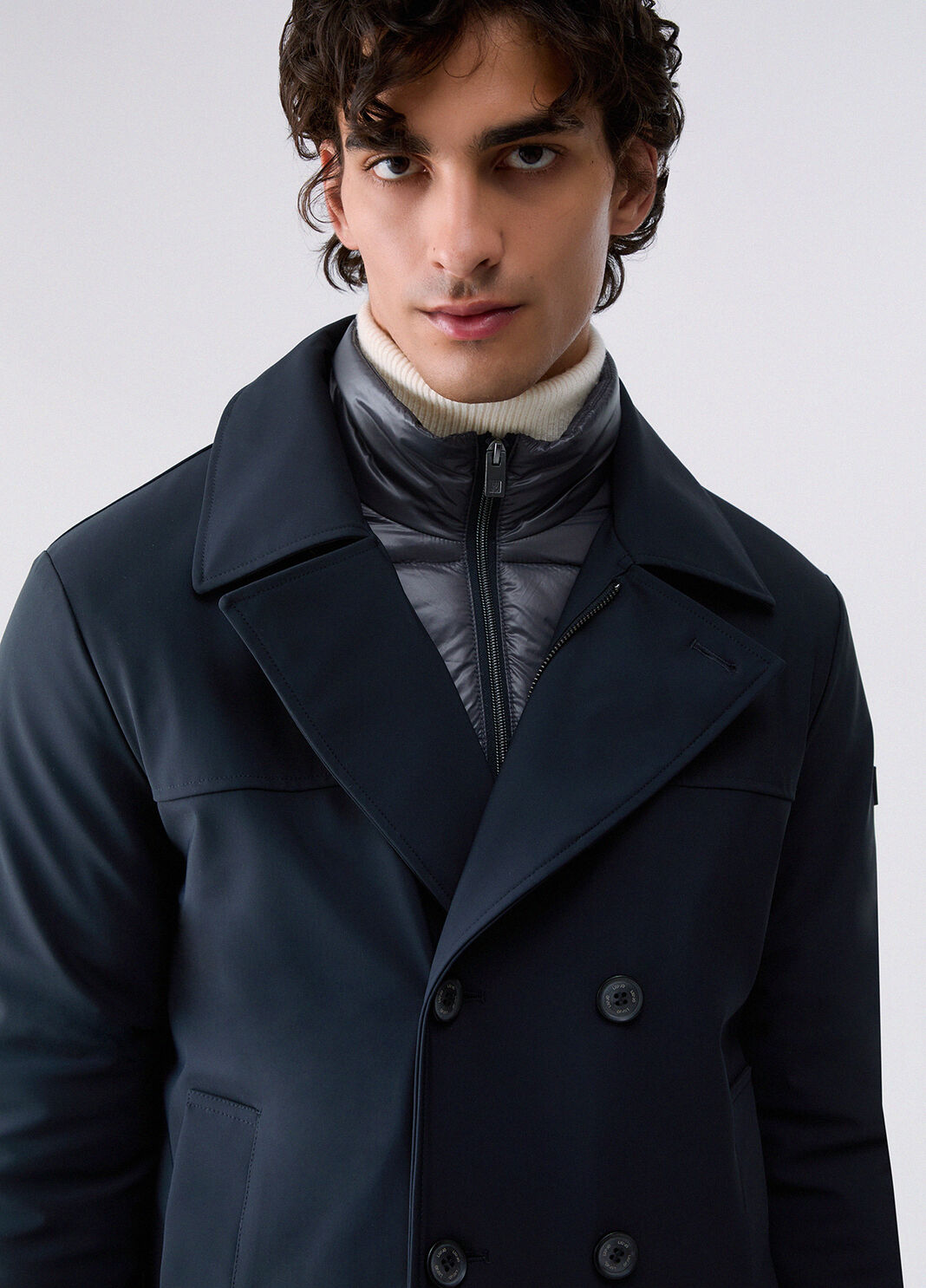 Jacket with removable padding dark blue Liu Jo - large image number 4