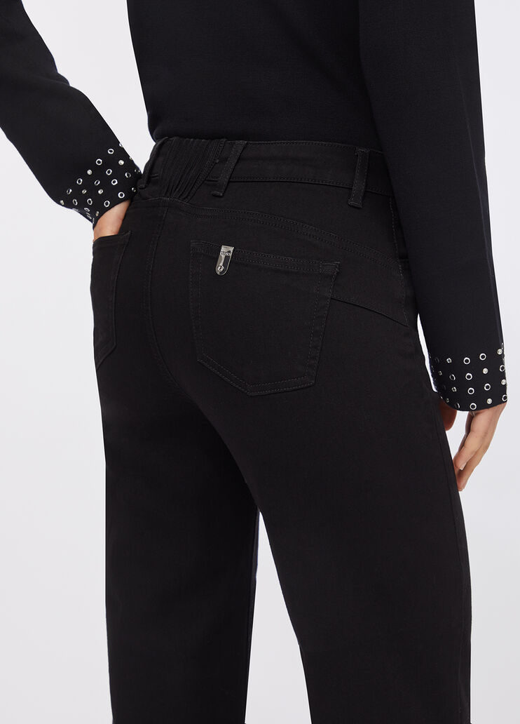 Liu Jo Better cropped flared jeans black denim Liu Jo - large image number 2