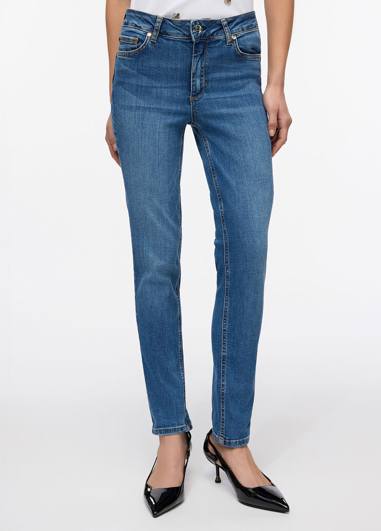 High-rise skinny jeans light denim Liu Jo - large image number 0