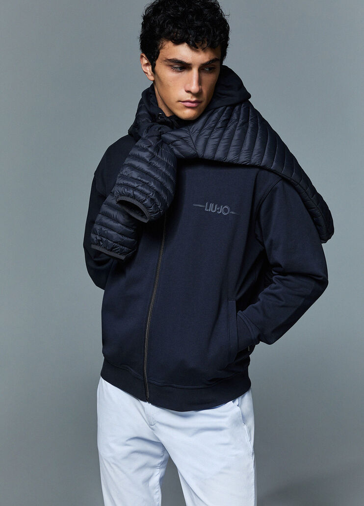 Zip-up hoody dark blue Liu Jo - medium