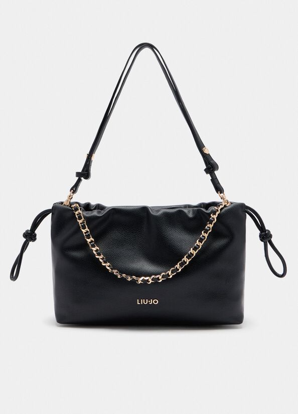 Medium shoulder bag with chain black Liu Jo - medium