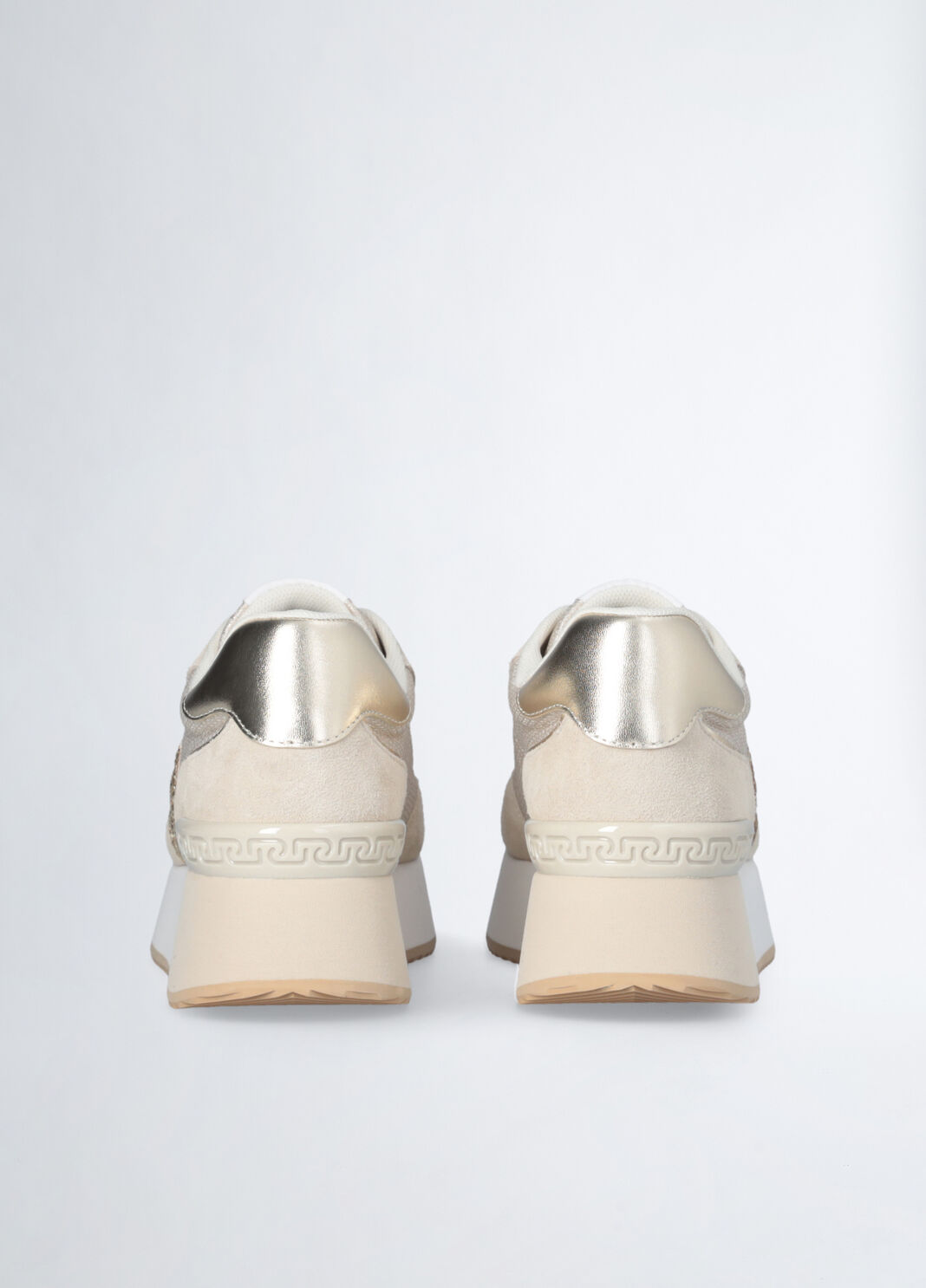 Zapatillas con logotipo purpurina beige Liu Jo - large image number 8