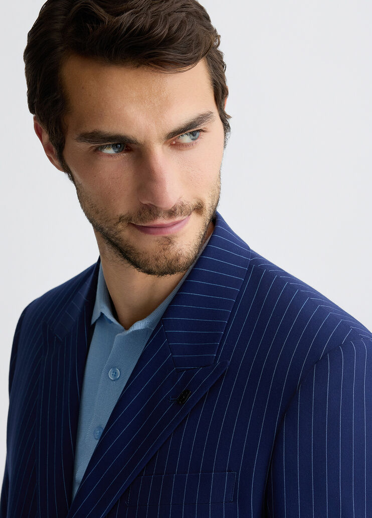 Blue pinstripe blazer blue Liu Jo - medium Blue pinstripe blazer blue Liu Jo - medium