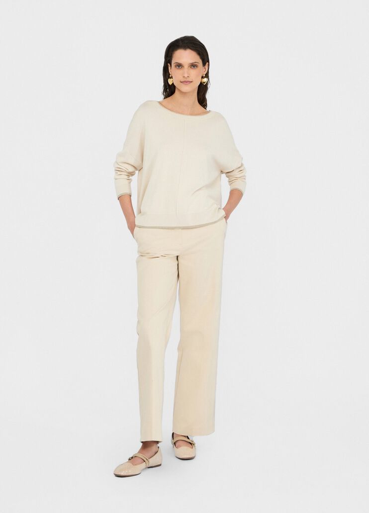 Cotton chino trousers white Liu Jo - medium Cotton chino trousers white Liu Jo - medium