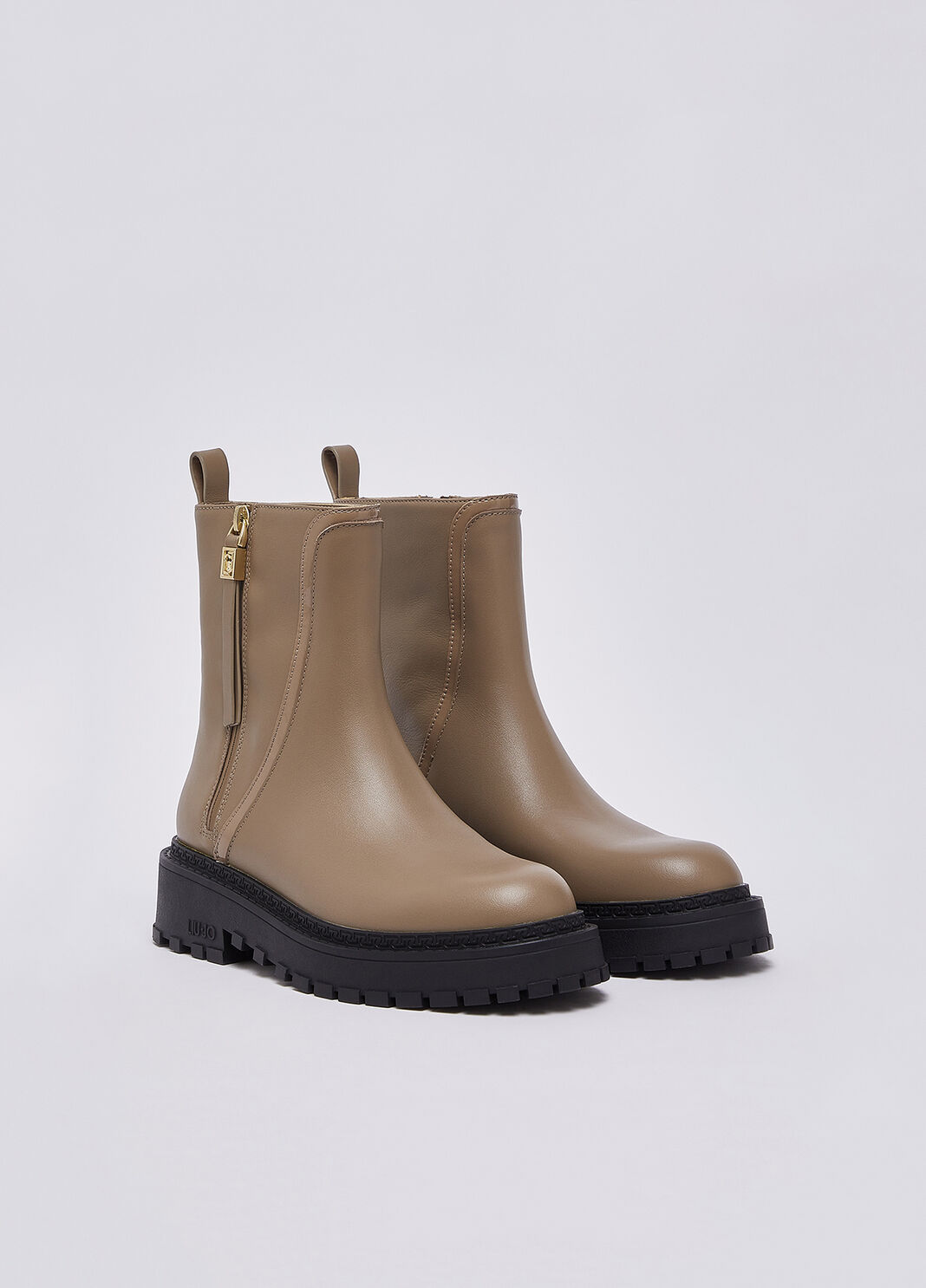 Ankle boots in leather havana Liu Jo - large image number 1
