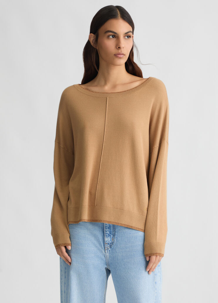 Lurex® jumper  beige Liu Jo - medium Lurex® jumper  beige Liu Jo - medium