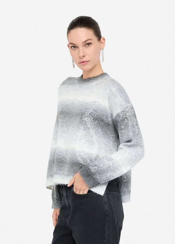 Pullover mit Pailletten Grau Liu Jo - medium Pullover mit Pailletten Grau Liu Jo - medium