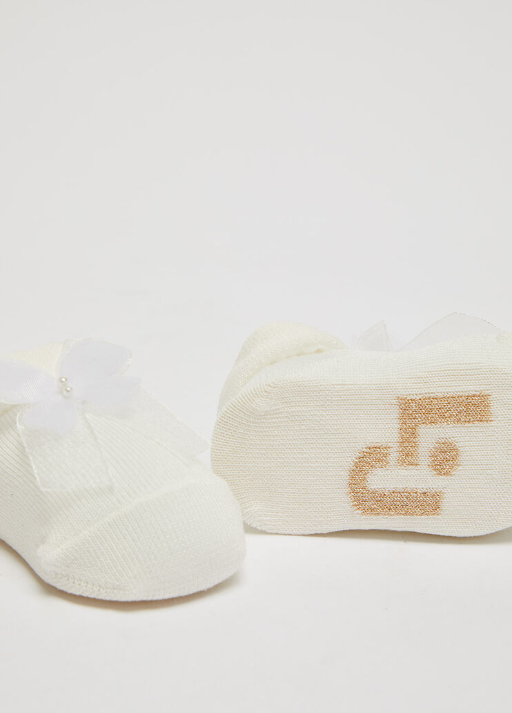 Infant socks with bow white Liu Jo - large image number 3