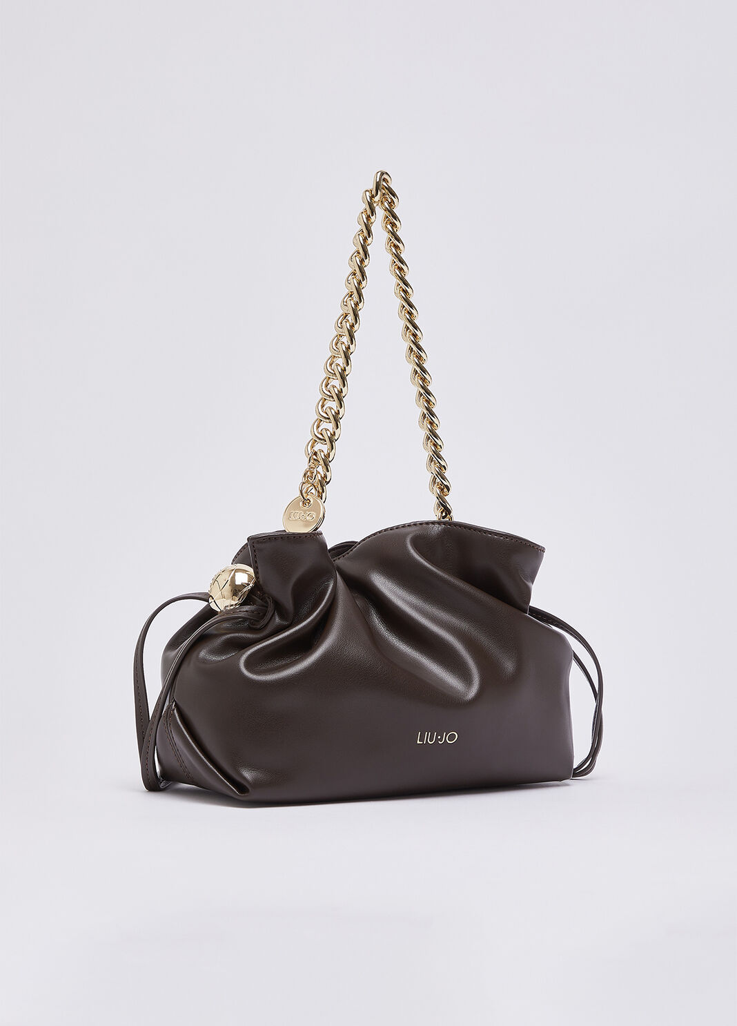 Borsa a spalla Riccy piccola marrone scuro Liu Jo - large image number 2