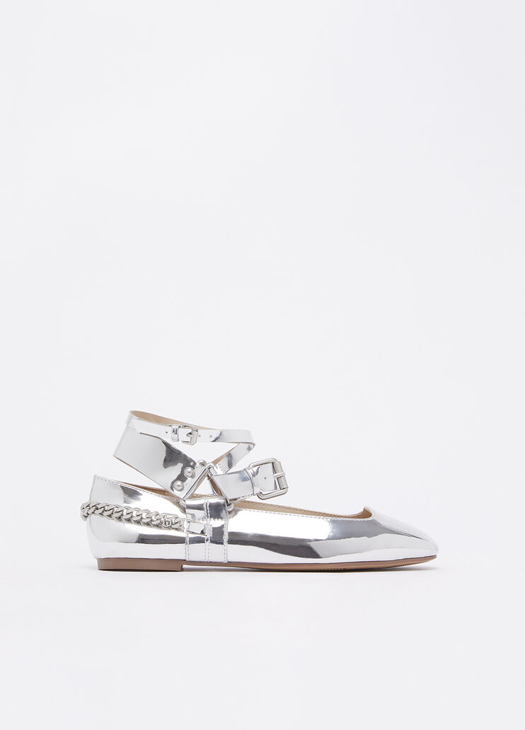 Ballerine a specchio argento Liu Jo - medium