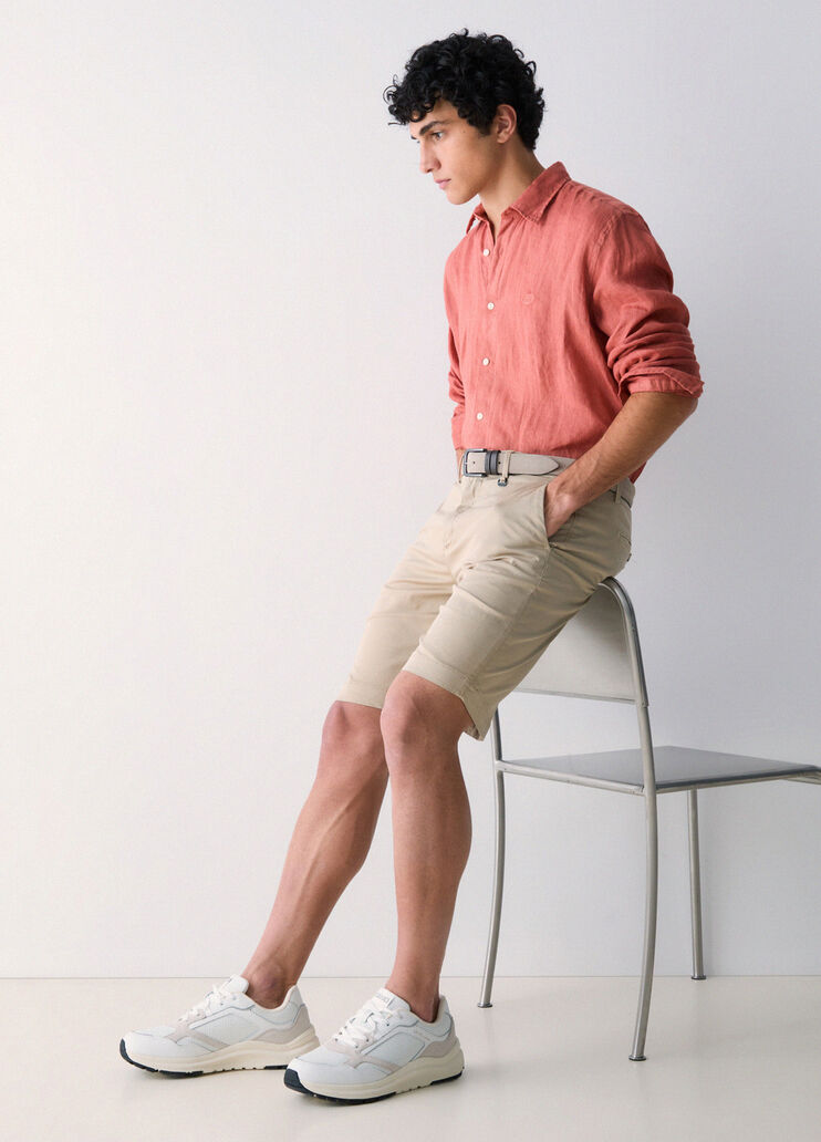 100% linen shirt orange Liu Jo - medium