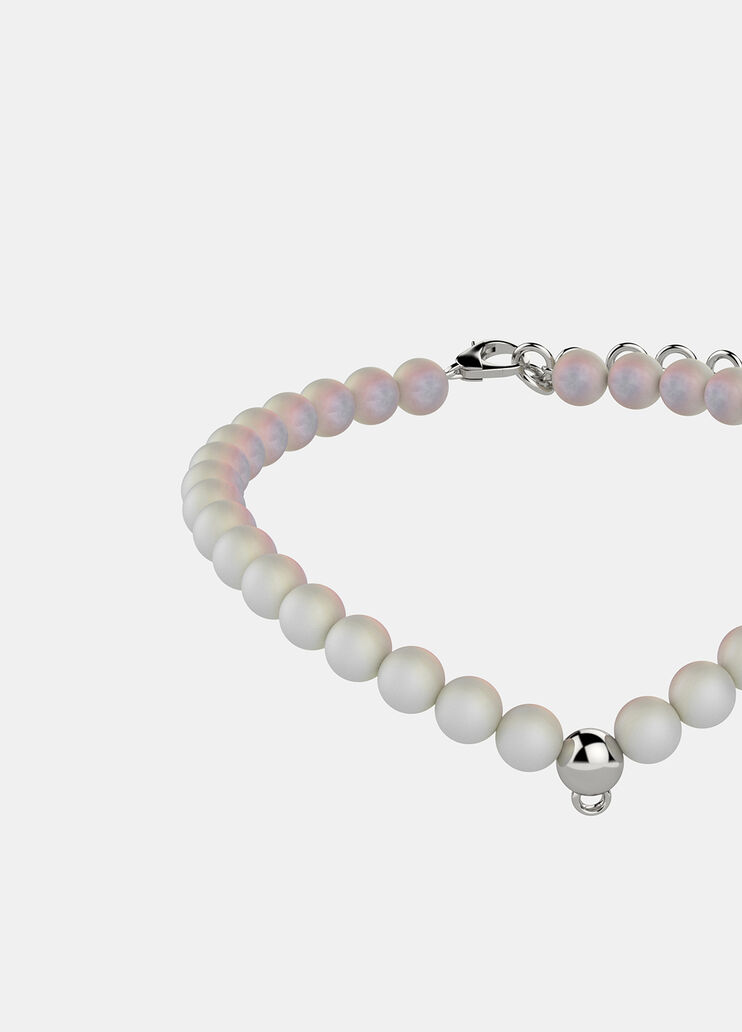 Collier moyen modèle avec perles couleur argent Liu Jo - medium