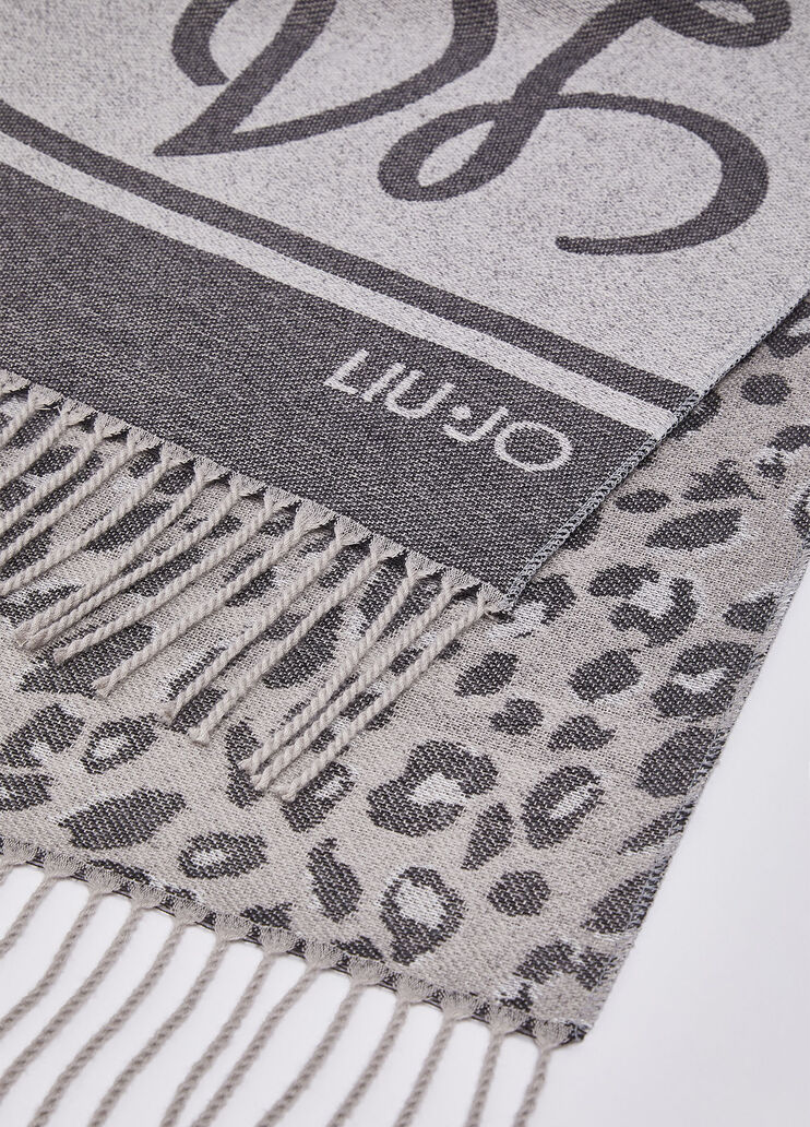 &Eacute;tole Jacquard avec Logo noir Liu Jo - medium