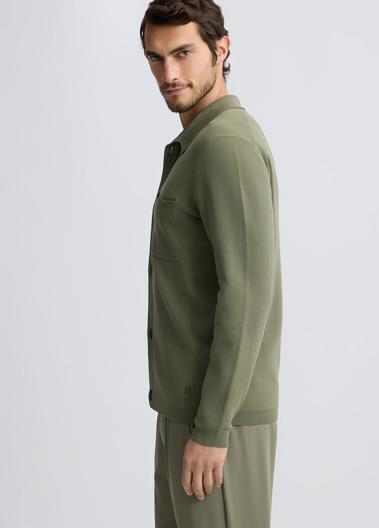 Green cardigan with pockets olive green Liu Jo - large image number 3 Green cardigan with pockets olive green Liu Jo - large image number 3