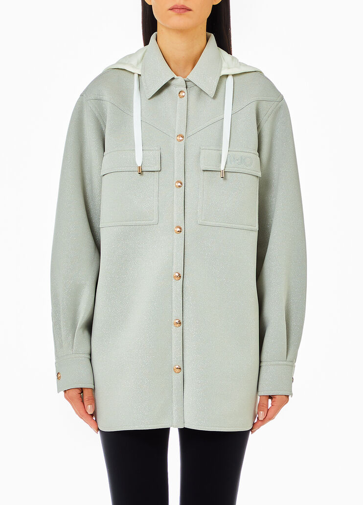 Anorak aus Scuba Lurex® weiß Liu Jo - medium Anorak aus Scuba Lurex® weiß Liu Jo - medium