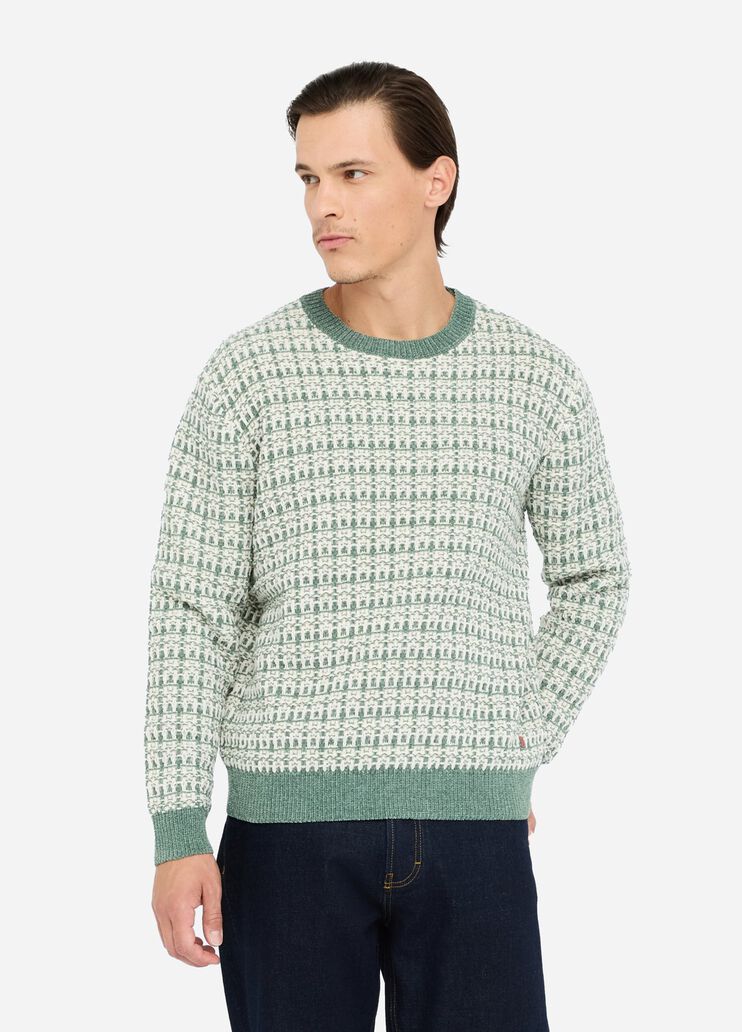Jacquard chenille jumper green Liu Jo - medium Jacquard chenille jumper green Liu Jo - medium