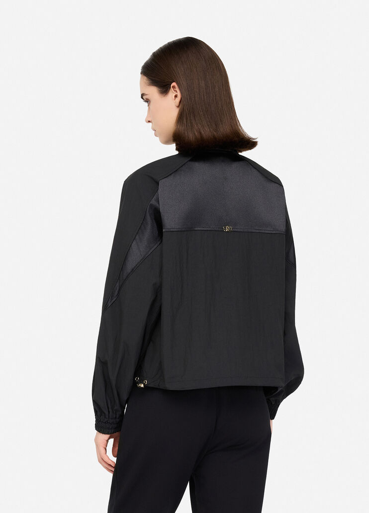 Bomberjacke aus Satin Schwarz Liu Jo - large image number 1