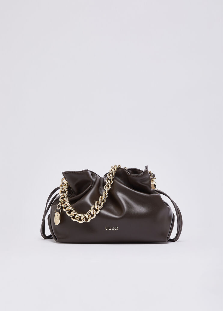 Borsa a spalla Riccy piccola marrone scuro Liu Jo - medium