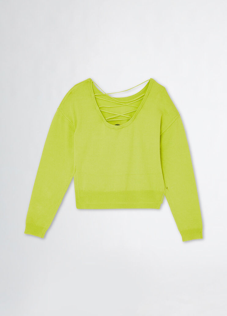 Jumper with logo  yellow Liu Jo - medium