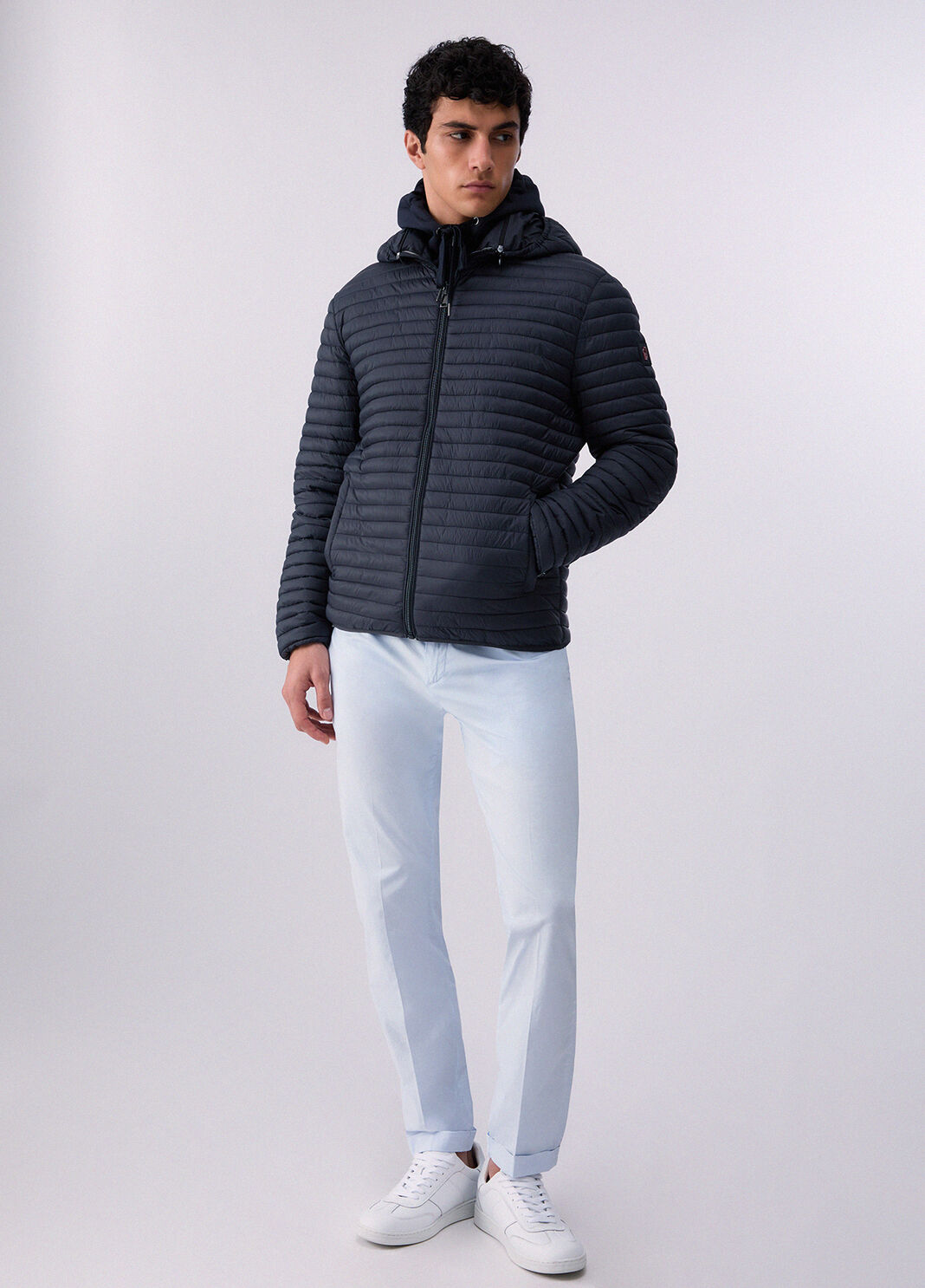 Куртка из стеганого нейлона темно-синий Liu Jo - large image number 5