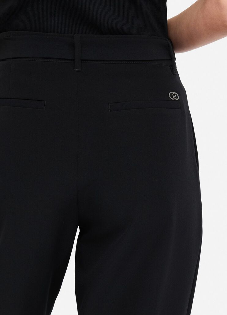 Balloon trousers with darts black Liu Jo - large image number 4 Balloon trousers with darts black Liu Jo - large image number 4