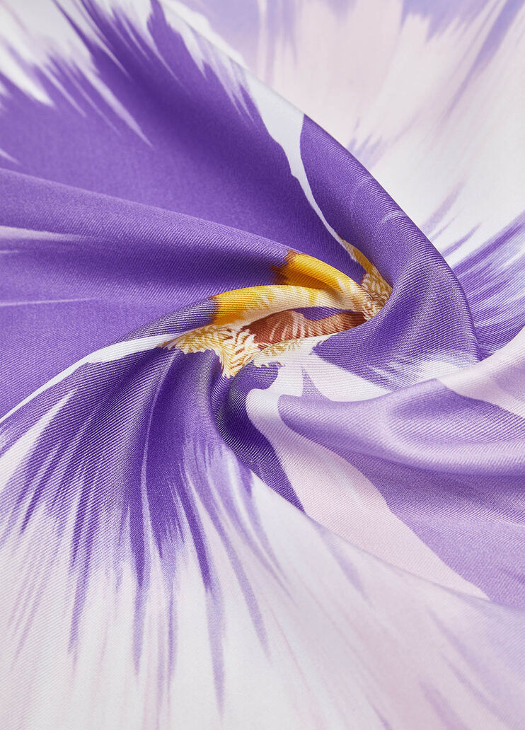 Foulard con fiore viola Liu Jo - medium