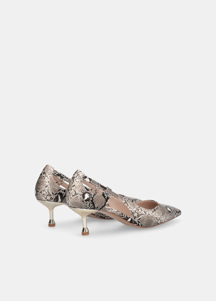 Snakeskin-effect court shoes with cut-out detailing rope Liu Jo - large image number 3 Snakeskin-effect court shoes with cut-out detailing rope Liu Jo - large image number 3