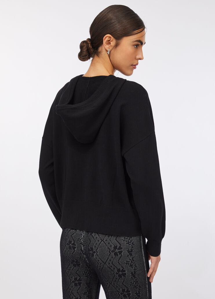 Knit sweatshirt black Liu Jo - large image number 1
