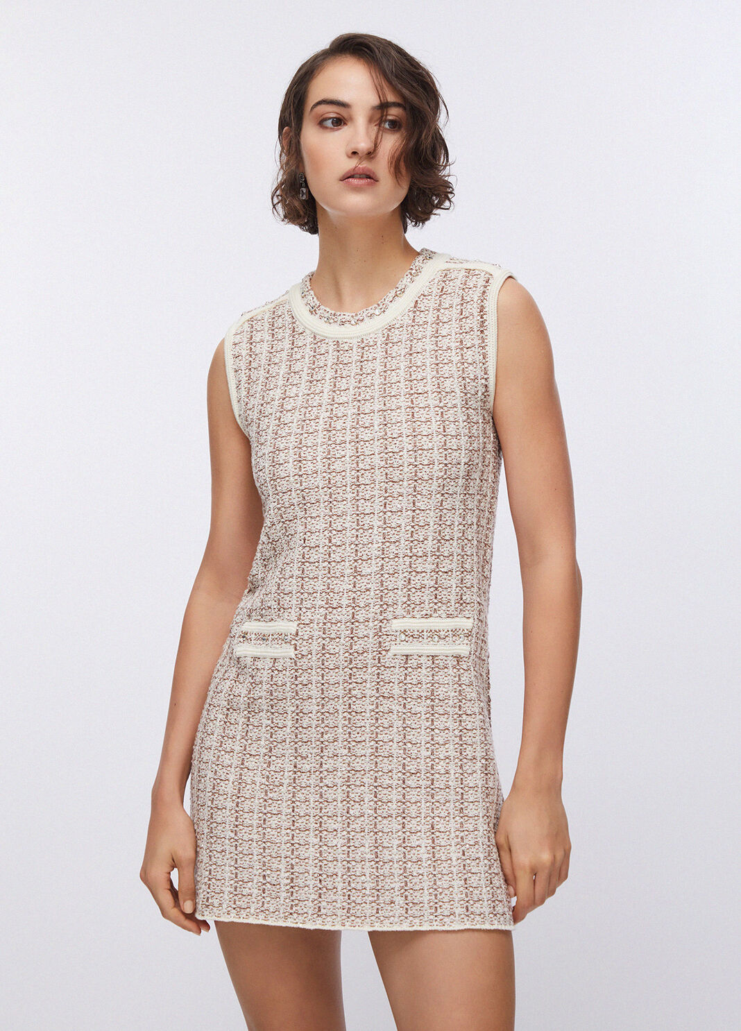 Kurzes Strickkleid Beige Liu Jo - large image number 0