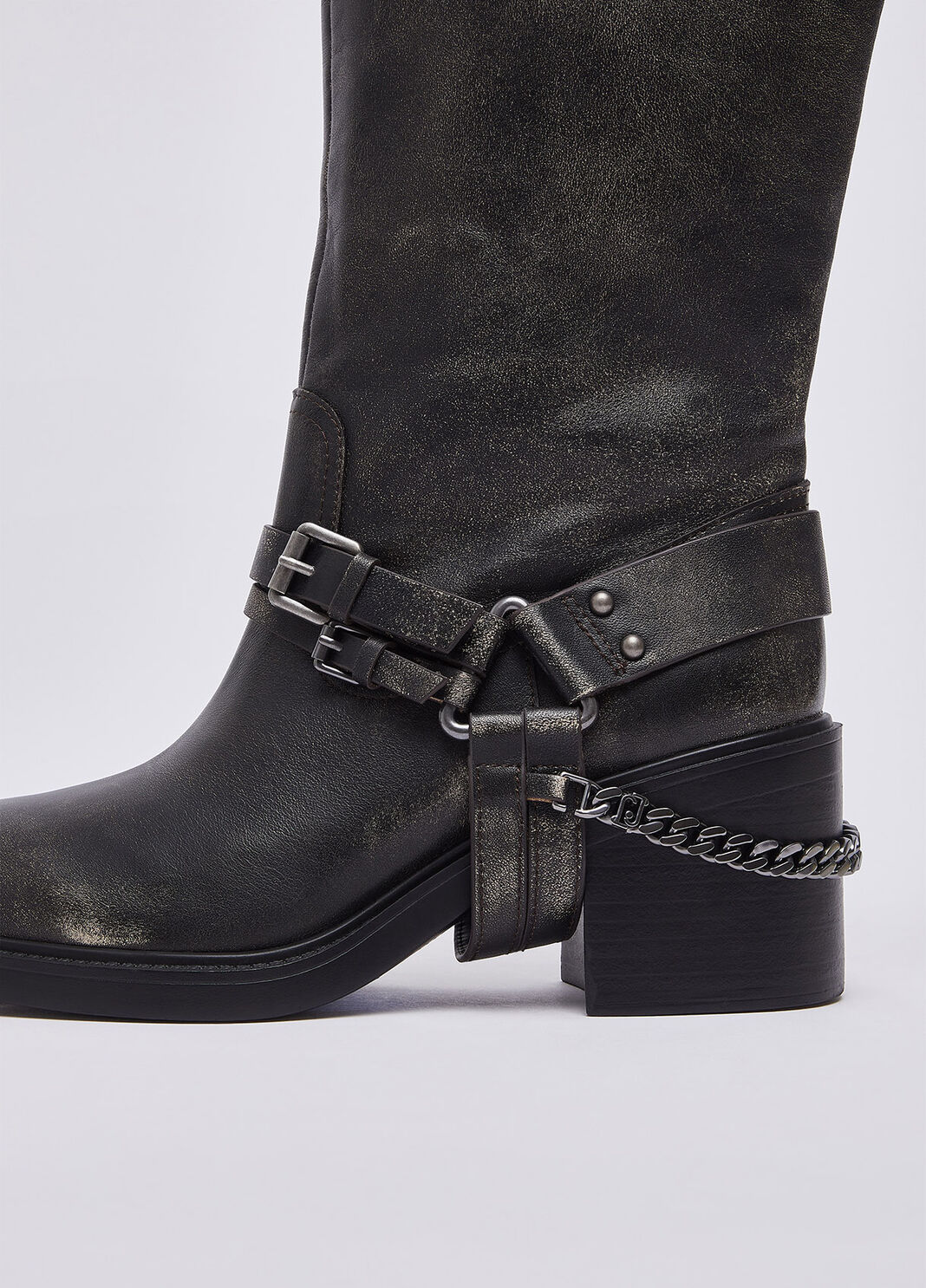 High boots in brushed leather black Liu Jo - large image number 5