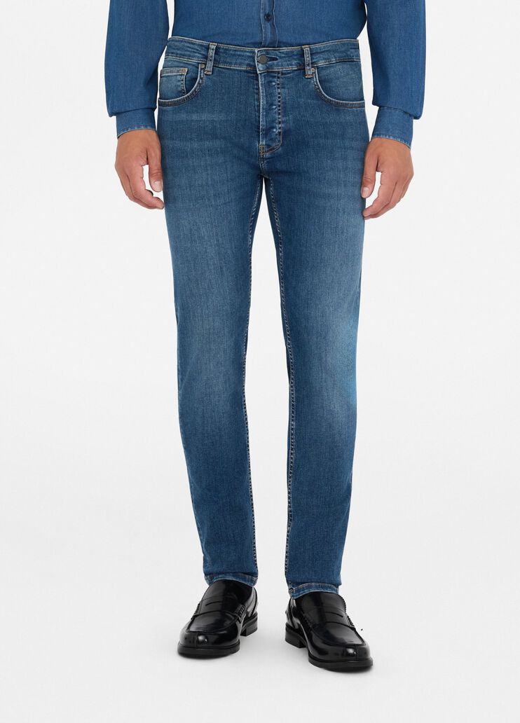 Jeans skinny in cotone used denim blu Liu Jo - medium Jeans skinny in cotone used denim blu Liu Jo - medium