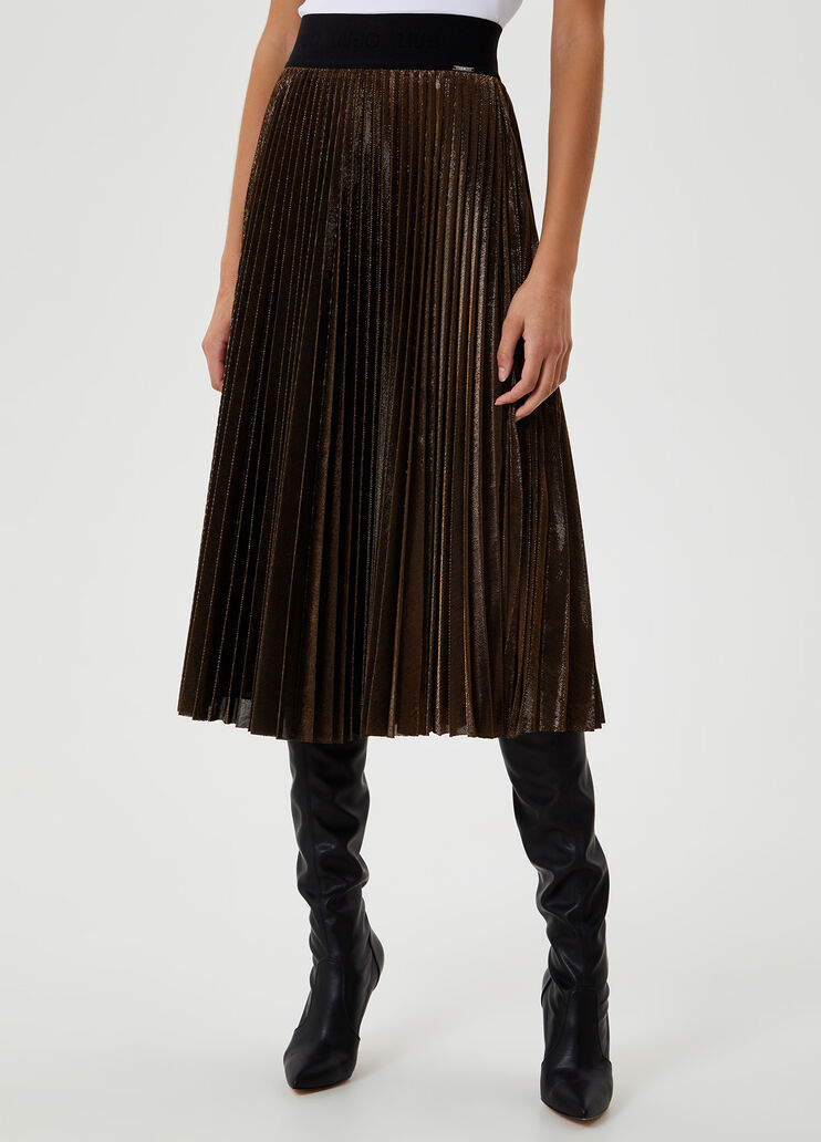 Pleated midi skirt 0 Liu Jo - large image number 0 Pleated midi skirt 0 Liu Jo - large image number 0