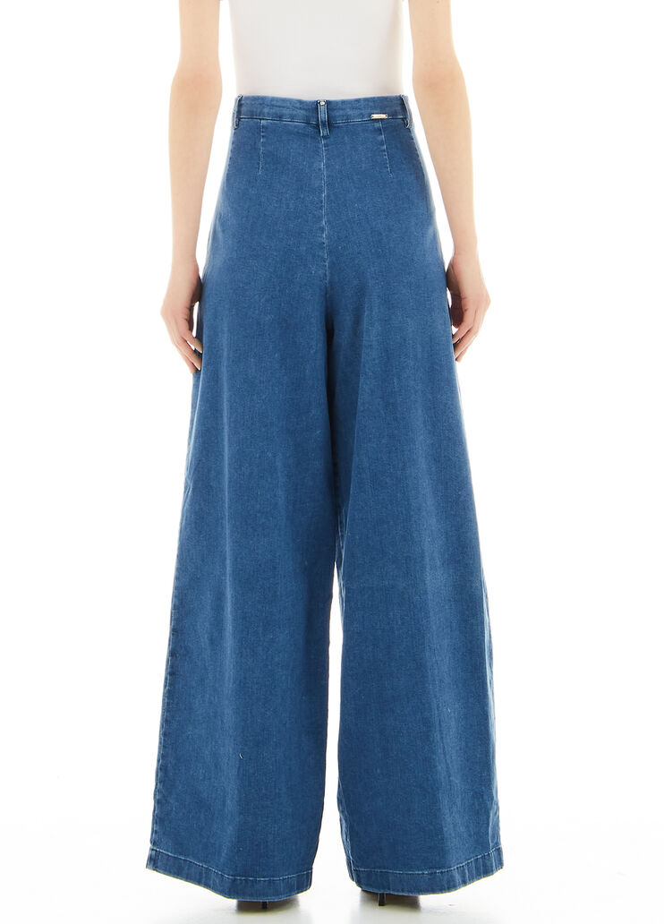 Flared high-rise jeans blue denim Liu Jo - large image number 1 Flared high-rise jeans blue denim Liu Jo - large image number 1