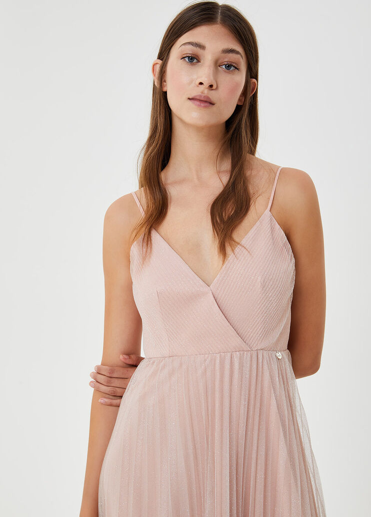 Long tulle dress Pink Liu Jo - large image number 2 Long tulle dress Pink Liu Jo - large image number 2