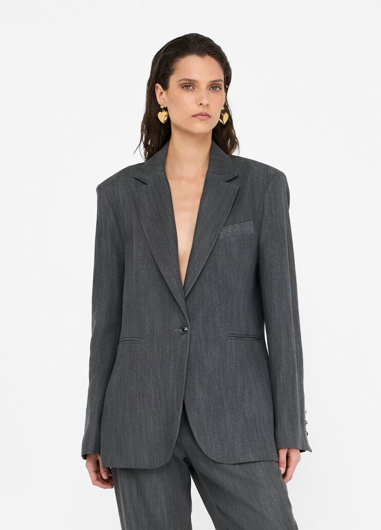 Blazer aus Denim Denim-Grau Liu Jo - medium Blazer aus Denim Denim-Grau Liu Jo - medium