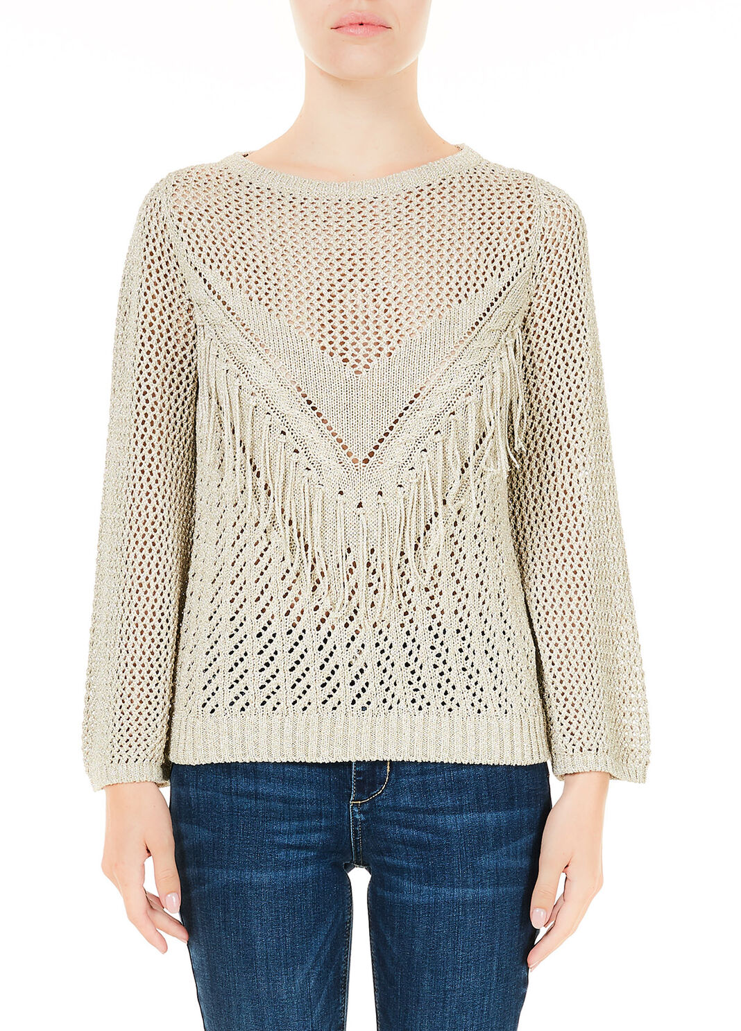 Eco-friendly jumper with flounces stone Liu Jo - large image number 0