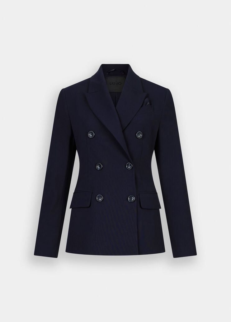 Zweireihiger Blazer  Marineblau Liu Jo - medium Zweireihiger Blazer  Marineblau Liu Jo - medium