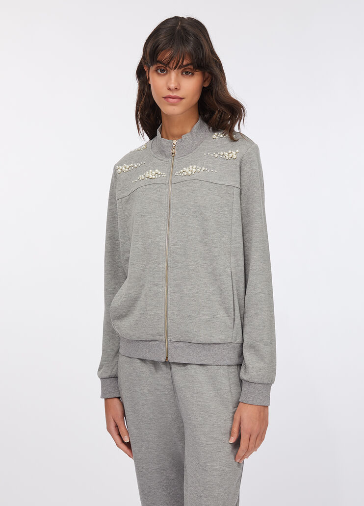 Sweatjacke Hellgrau Liu Jo - large image number 0