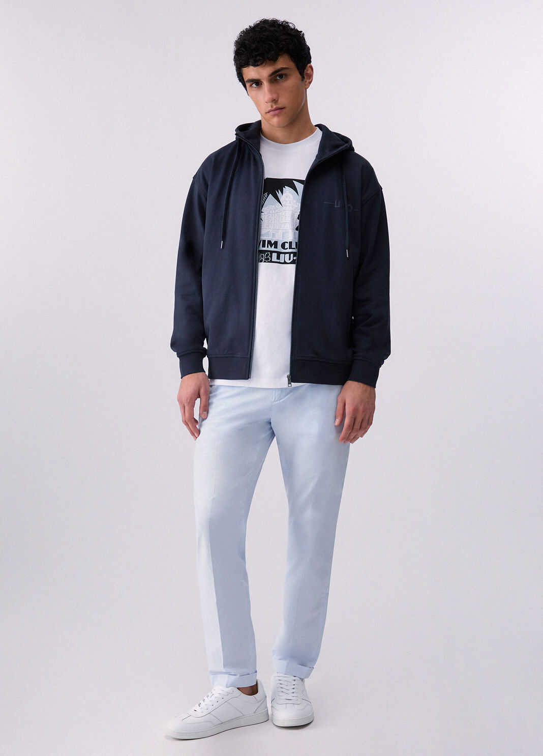 T-shirt with print white/palm tree Liu Jo - large image number 5