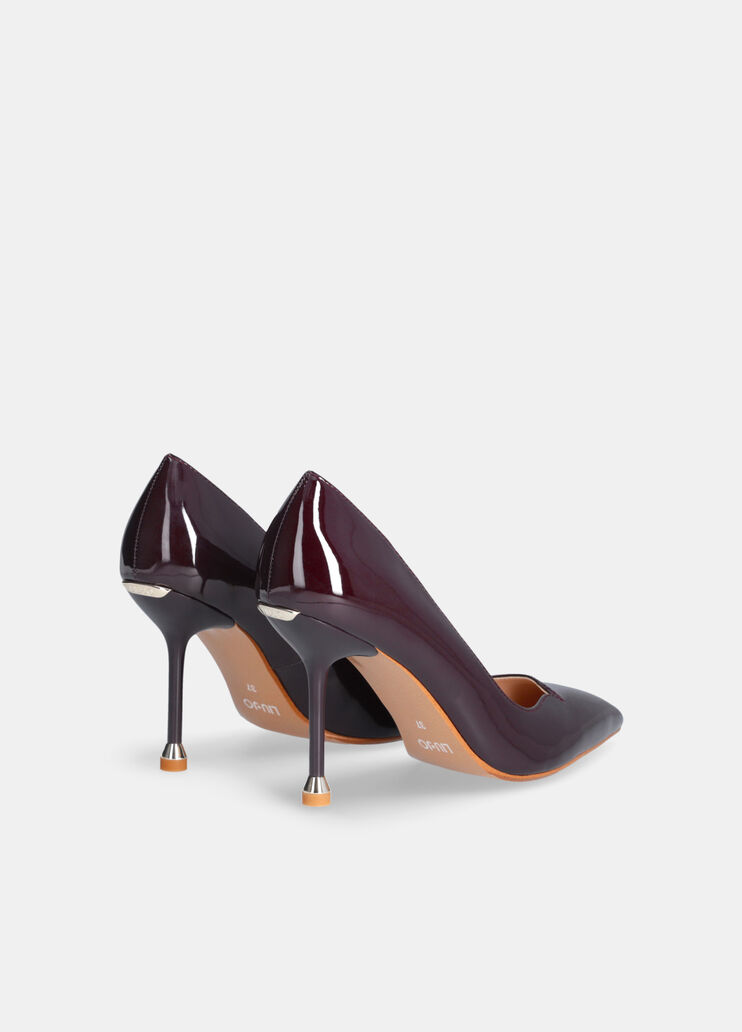 Лакированные туфли-лодочки темно-винный Liu Jo - large image number 3