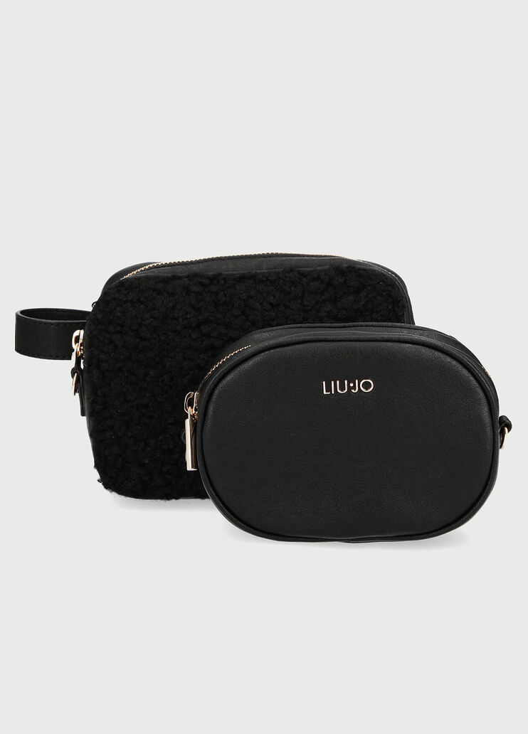 Pouch bag with two compartments Black Liu Jo - large image number 3 Pouch bag with two compartments Black Liu Jo - large image number 3
