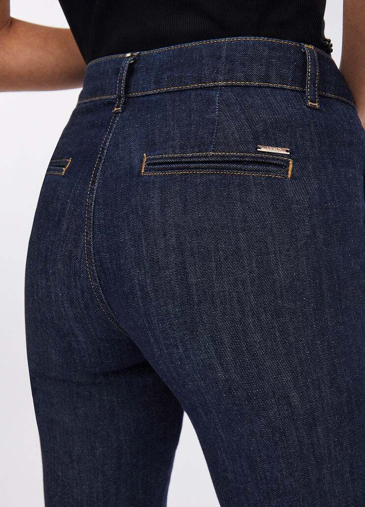 High-rise bootcut jeans blue denim Liu Jo - large image number 3 High-rise bootcut jeans blue denim Liu Jo - large image number 3