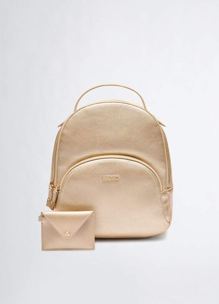 Rucksack with clutch bag gold-colour Liu Jo - medium Rucksack with clutch bag gold-colour Liu Jo - medium